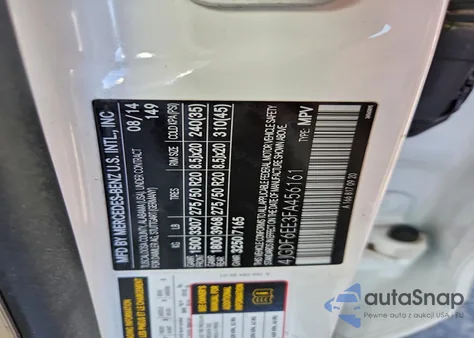 2015 Mercedes-Benz Gl 450 4Matic из США, поврежденный, VIN 4JGDF6EE3FA456161